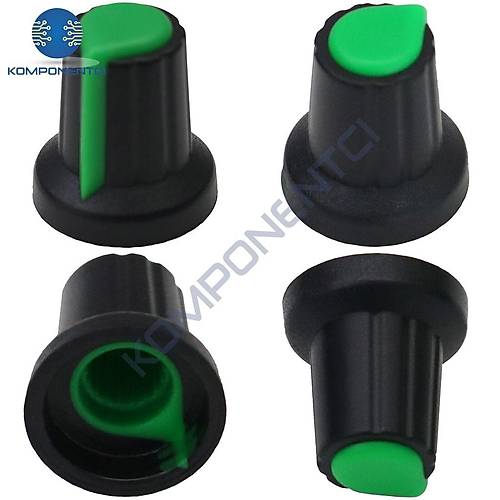 Pot Ba�l��� - Potansiyometre D��mesi �izgili Ye�il