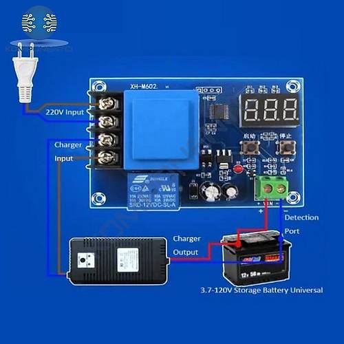 XH-M602 3.7-120V Lityum Pil - HW-631 Ak� �arj Kontrol Devresi