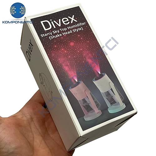 Divex Y�ld�zl� G�ky�z� I��kl� Hava Nemlendirici Starry Sky Top Humidifier Beyaz H-16