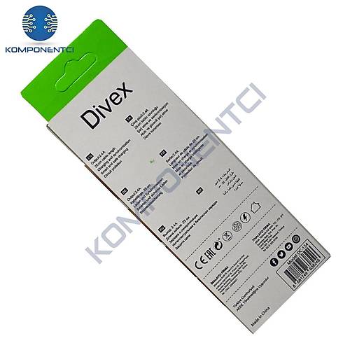 Divex 2.4A Lightning to Usb H�zl� �arj Kablosu 25cm DC-154