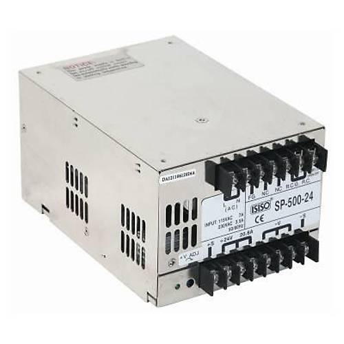 ISP-500-48 - 500W 48VDC 10.5A Ray Montajl� Kapal� Tip G�� Kayna��