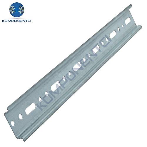 Gwest GW-MR1 1 Metre�1mm Delikli Sac Montaj Ray� 50 Adet