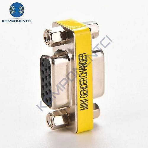 HD15 VGA-VGA Dii-Dii (F2F) 15 Pin Adaptr