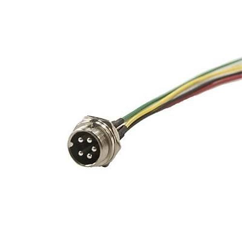 GX-16 5-Pin Kablolu Mike Konnekt�r - Erkek