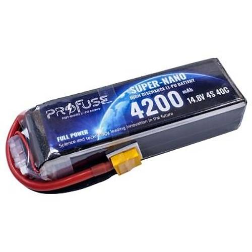 14.8V 4S 4200mAh 40C Lipo Batarya