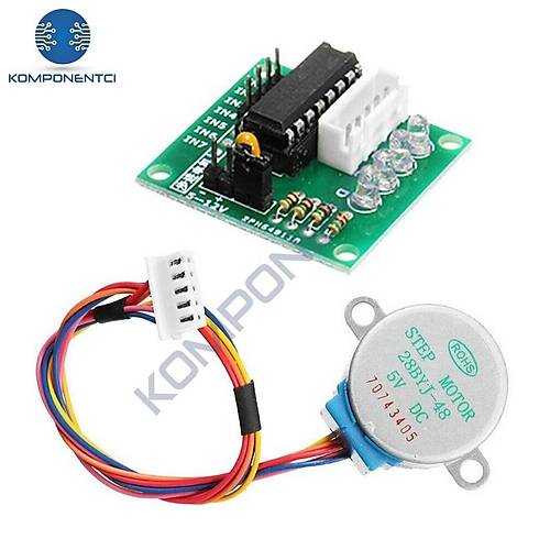 28BYJ-48 5V Redktrl Step Motor - ULN2003A Src Kart