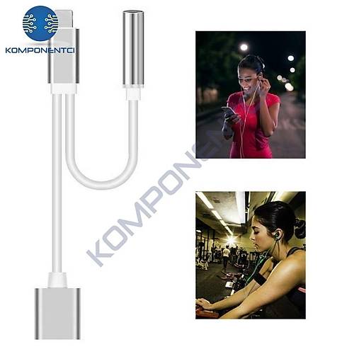 Divex Lightning Kulakl�k ve �arj �o�alt�c� Adapt�r Gri DC-176