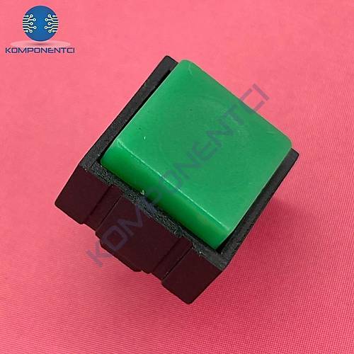 IC-204C Yayl� Kare Plastik Buton 12x12mm PBS-18B (Ye�il)