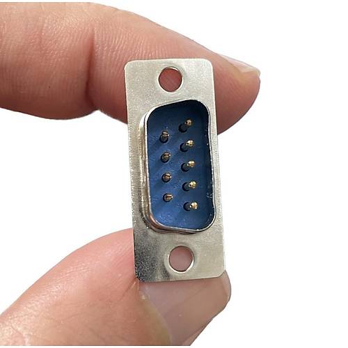 9 Pin DB9 Erkek Konnekt�r D-Sub Lehim Tipi 1 Adet