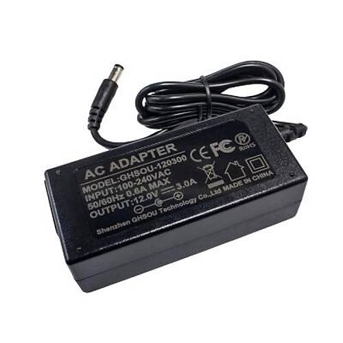 12V 3A Adapt�r - GHSOU-120300