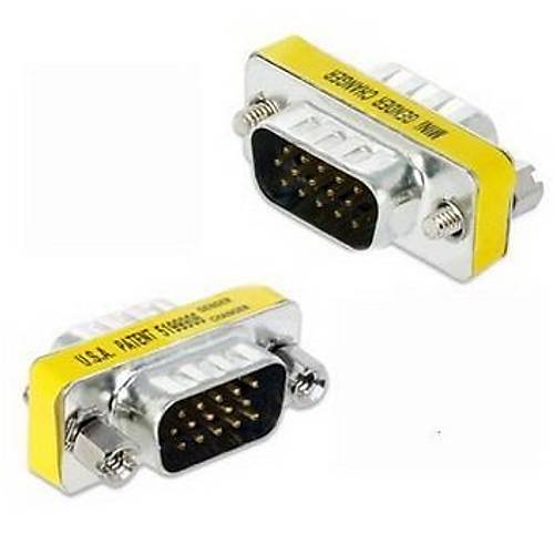 HD15 VGA-VGA Erkek-Erkek (M2M) 15 Pin Adaptr