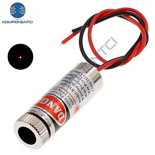 12mm 650nm 5mw K�rm�z� Nokta Kafal� Lazer