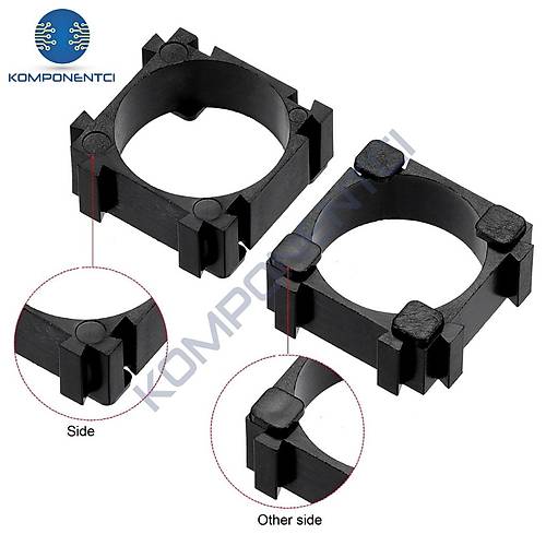 18650 Li-ion Pil Tutucu Braket Tekli