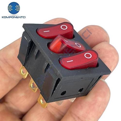 IC-135 l Ikl Anahtar 220V ON-OFF 9P
