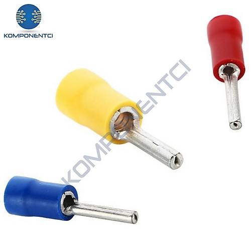 TMK-101 0.5-1.5mm2 ��ne Tip �zoleli Kablo Ucu K�rm�z��200 Adet