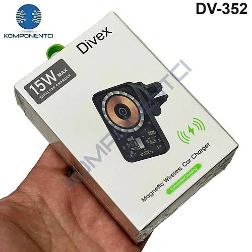 Divex Kablosuz Ara� �arj Cihaz� Manyetik Wireless �arj Aleti DV-352