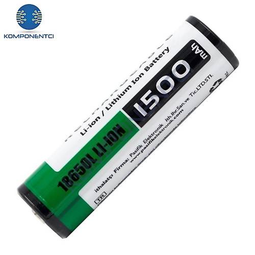 Orion 18650L 1500mAh 3.7V arj Edilebilir Li-ion Pil Bal