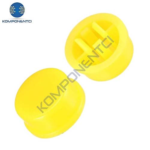 12x12mm Yuvarlak Tact Switch Kapak Push Buton Kapa�� Sar�