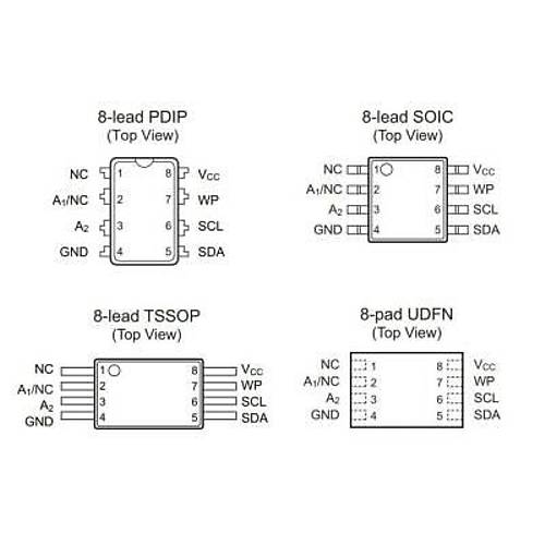24C04 - SO8 SMD EEPROM Entegresi | Komponentci