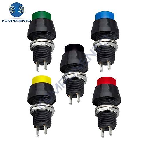 IC-191 Plastik Buton 10mm Yayl DS-450 Mavi