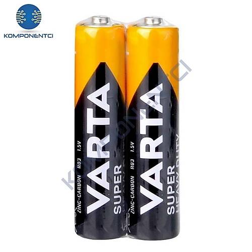 Varta Superlife �inko-Karbon AAA �nce Kalem Pil 2'li