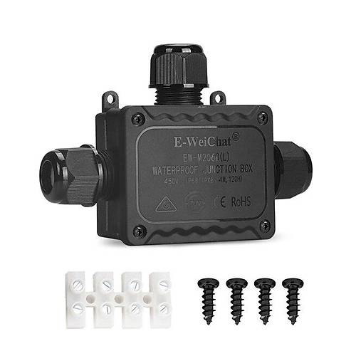 EW-M2068L-3T 3-Yollu Su Ge�irmez Kablo Ba�lant� Kutusu