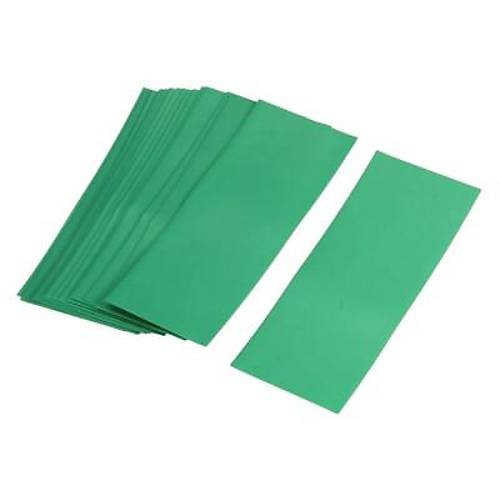 18650 Pil Kaplama Makaronu Koyu Ye�il - 10 Adet