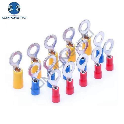 TRM TYU - 506 4.0-6.0mm� d2:5.3mm Kesit �zoleli Yuvarlak Kablo Ucu (75 Adet)