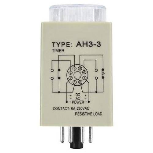 AH3-3 DC 24V Gecikmeli DPDT Dijital Zaman R�lesi - 10M