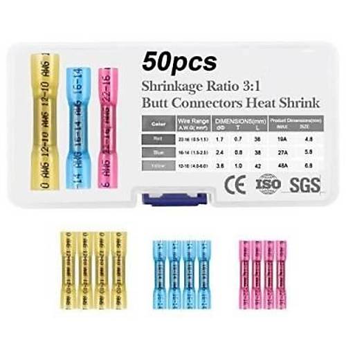 50 Par�a 3 �e�it �zoleli Kablo Ek Par�as� Seti