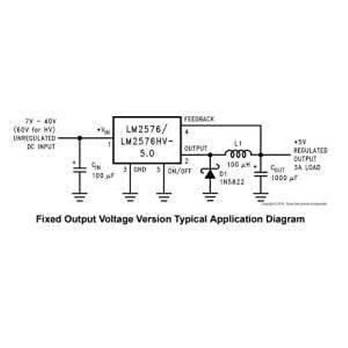 LM2576S-5V SMD DPAK-2 TO-263-5 Voltaj Reg�lat�r�