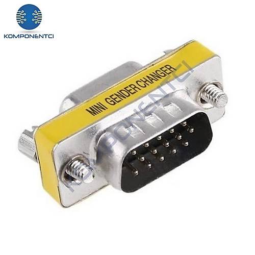 HD15 VGA-VGA Erkek-Dii (M2F) 15 Pin evirici Ara Adaptr