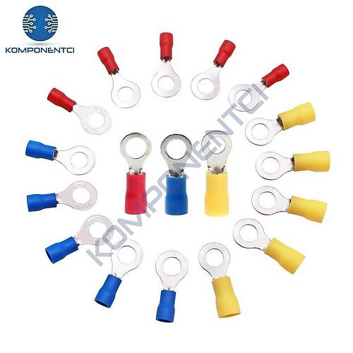 TRM TYU - 402 1.5-2.5mm� d2:4.3mm Kesit �zoleli Yuvarlak Kablo Ucu (200 Adet)