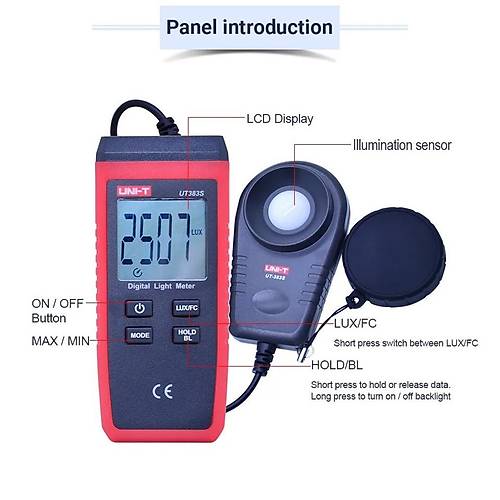 UNI-T UT383S El Tipi Mini L�xmetre I��k �l�er
