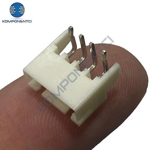 4 Pin JST S4B-XH-A (LF)(SN) 2.5mm 90C Konnekt�r Erkek