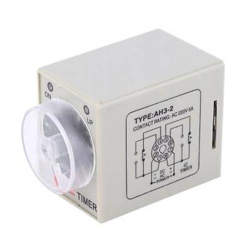 AH3-2 AC 220V Gecikmeli DPDT Dijital Zaman R�lesi - 24H