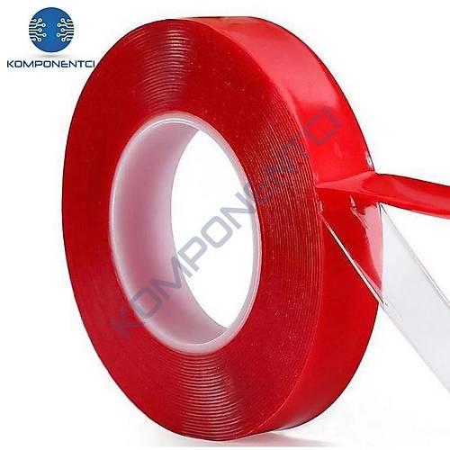 �ift Tarafl� �effaf Silikon Bant 18mm x 2m