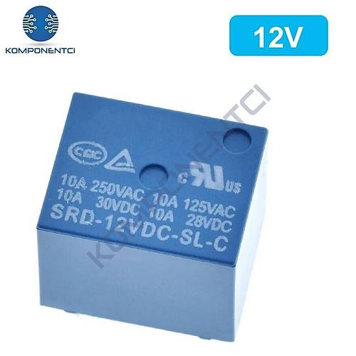 Songle 12V Minyon Spot R�le SRD-12VDC-SL-C