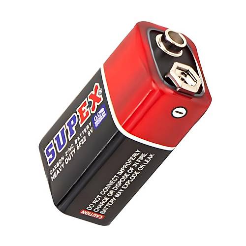 Supex 6F22 9V �inko Karbon Pil