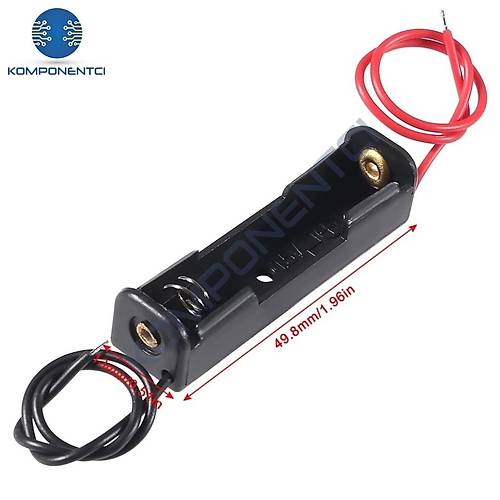 IC-233B-1 AAA Tekli Pil Yata Pil Yuvas Pil Kutusu 1 Adet
