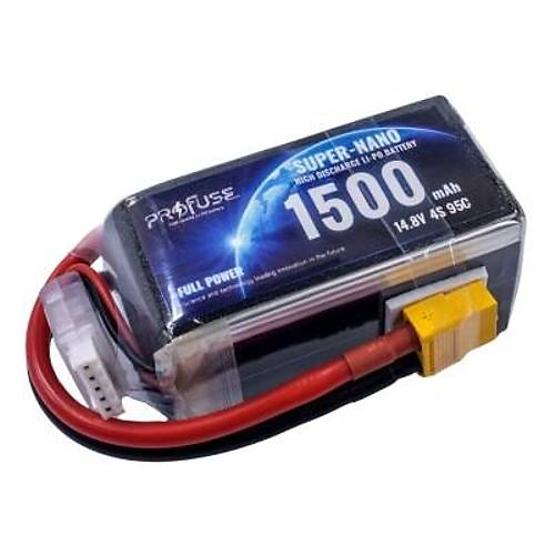 14,8V 4S 1500mAh 95C Lipo Batarya