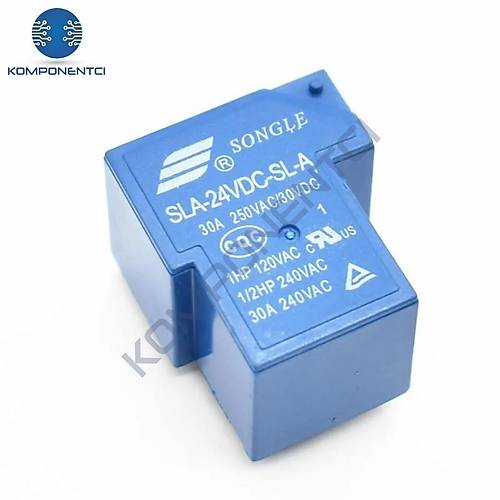 Songle 24V 30A 5 Pin R�le SLA-24VDC-SL-A ( T90 Relay )