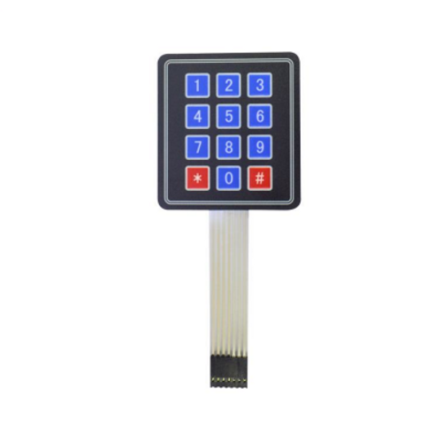 3X4 Membran Tu� Tak�m� - Keypad