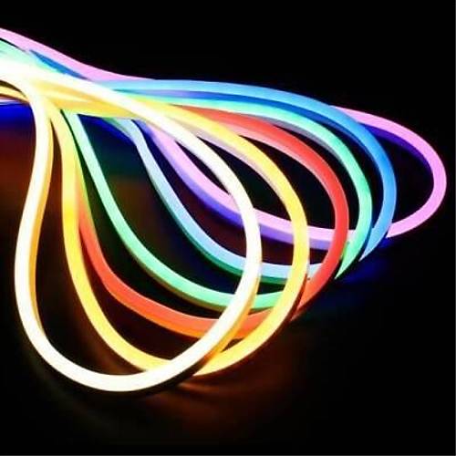 12V Esnek Neon �erit Led 5 Metre - Mavi
