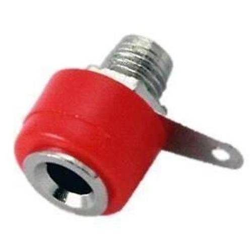 4mm Born Jak - Banana K�rm�z� K�sa Di�i Soket Vidal�