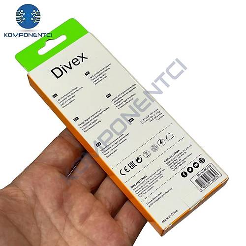 Divex Type-C Dii USB3.0 Erkek OTG Adaptr evirici Gri DC-178