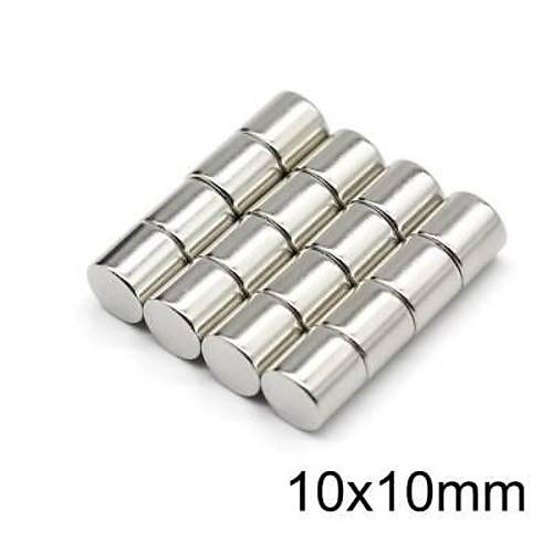 10X10mm Neodyum G��l� M�knat�s - Neodim Magnet