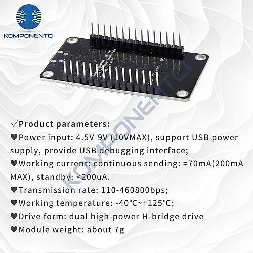 NodeMCU Lolin V3 CH340 Esp8266 Tabanl� Geli�tirme Kart�