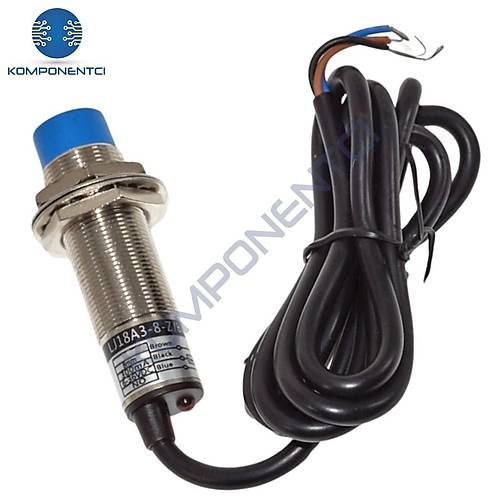 LJ18A3-8-Z/BY End�ktif Mesafe Sens�r� 6-36V 8mm PNP NO 300mA