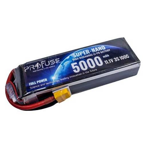 11,1V 3S 5000mAh 100C Lipo Batarya